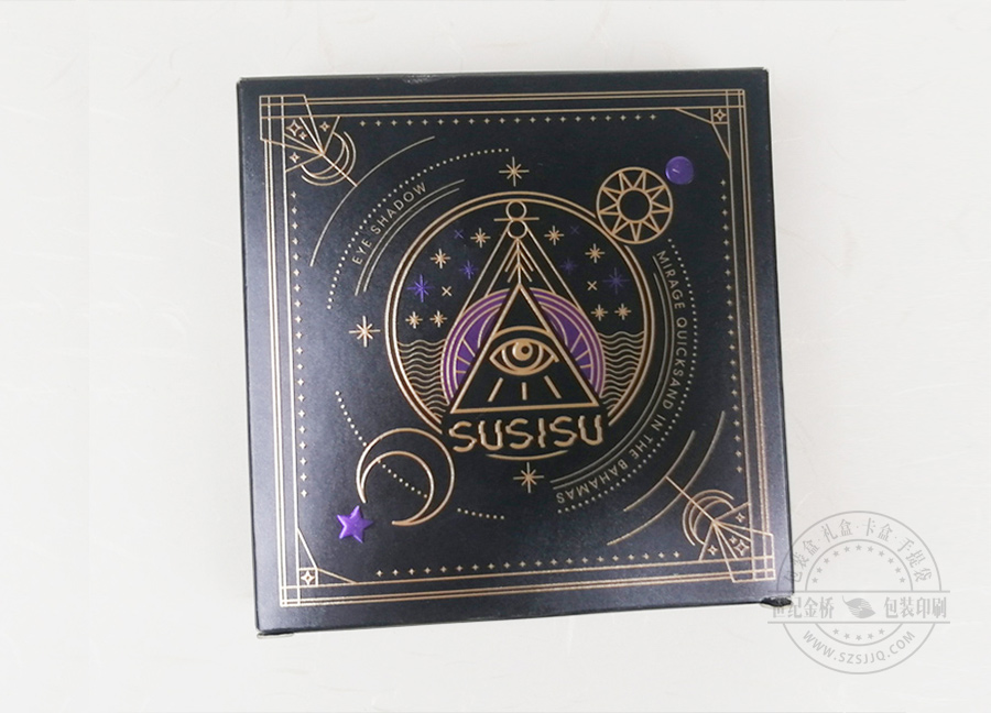 多彩的女性香水包裝盒