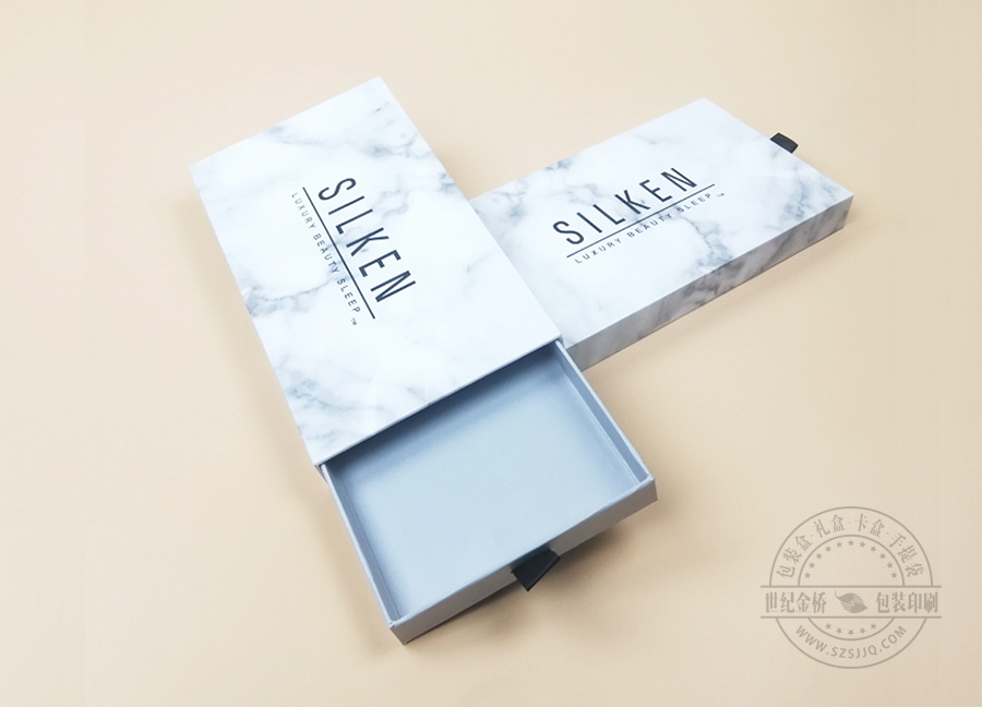 大理石紋抽屜盒